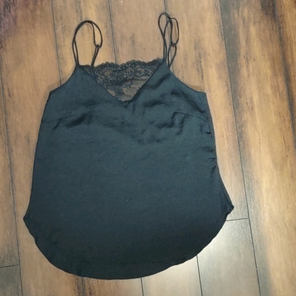Black Strappy Camisole with Lace H&M - Picture 1 of 4